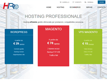 Tablet Screenshot of hostingprofessionale.net